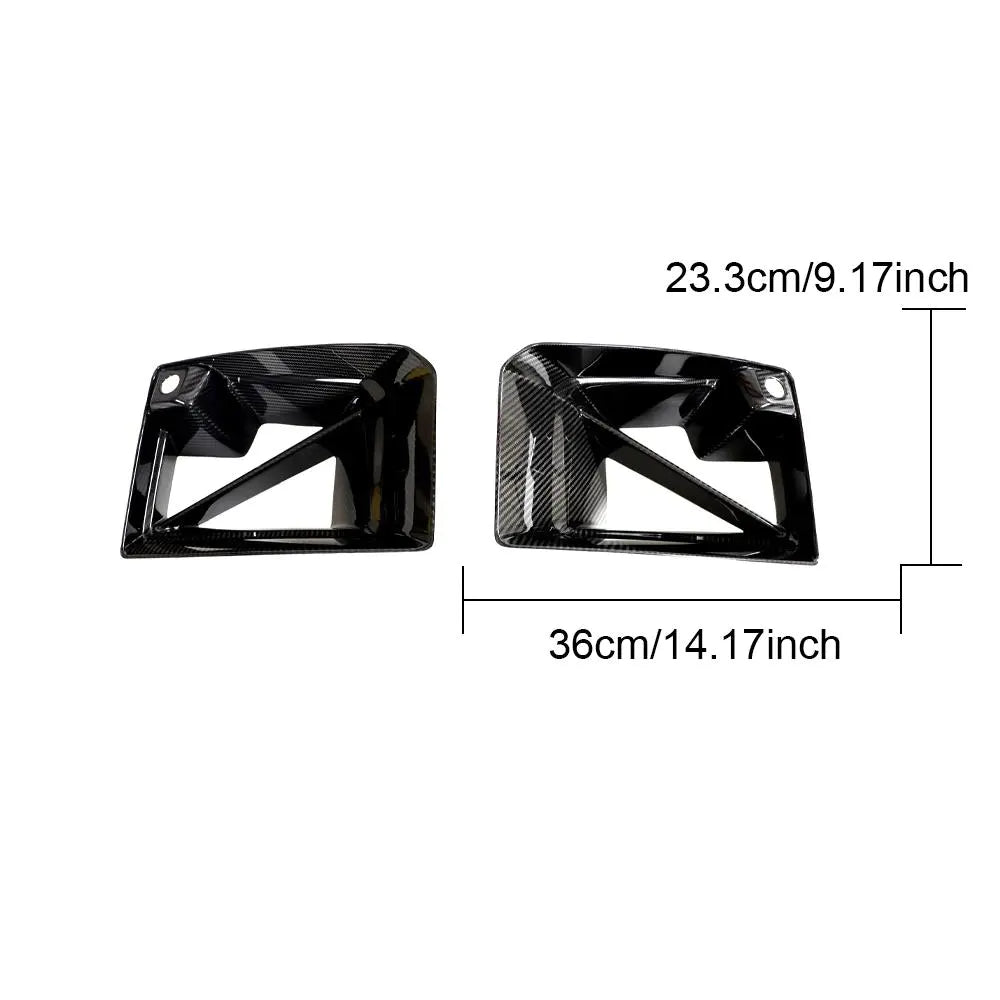 Conductos de aire delanteros BMW de fibra de carbono preimpregnada estilo M Performance para G87 M2 (2023+)
