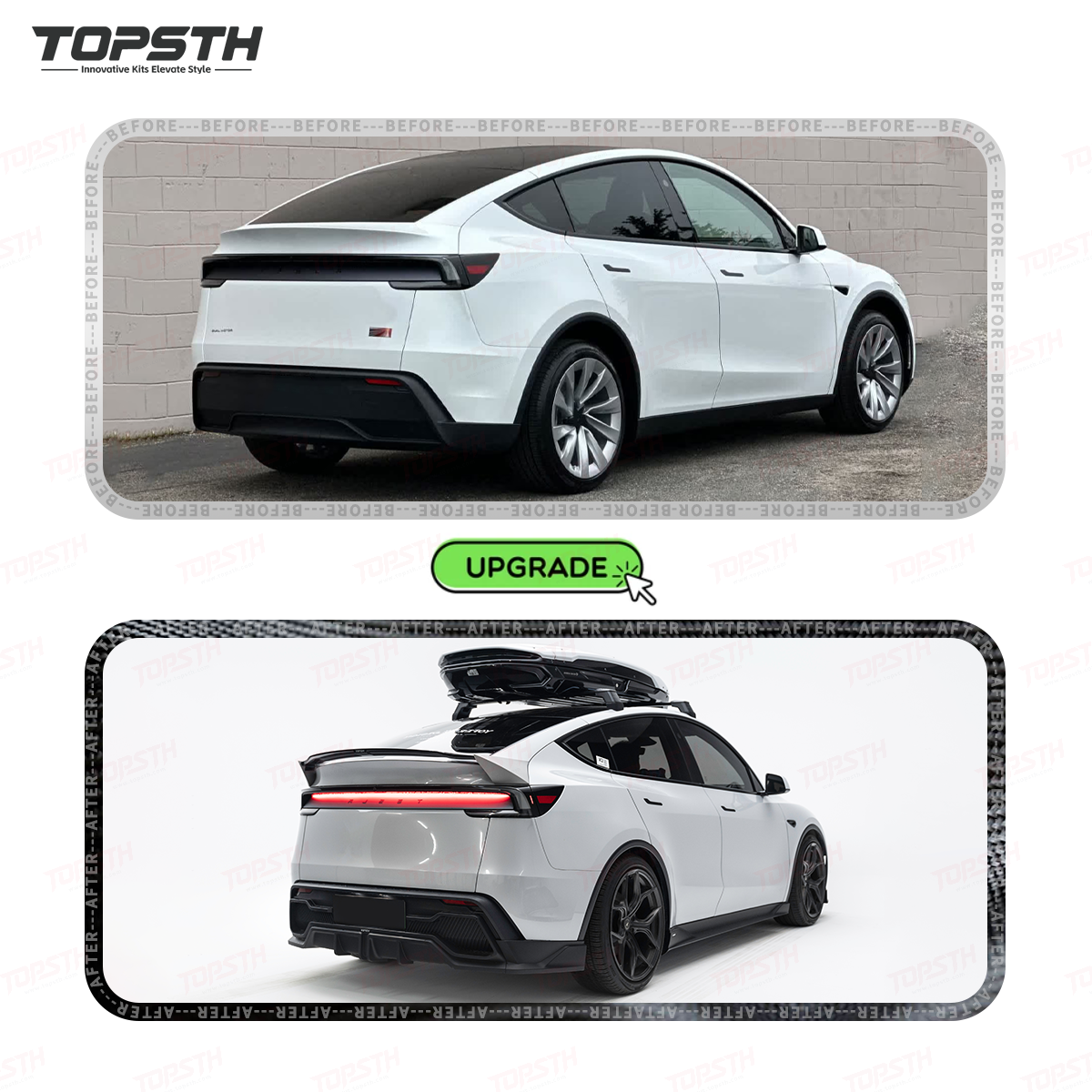 YOFER Design ABS Rear Spoiler for Tesla Model Y Juniper 2025+