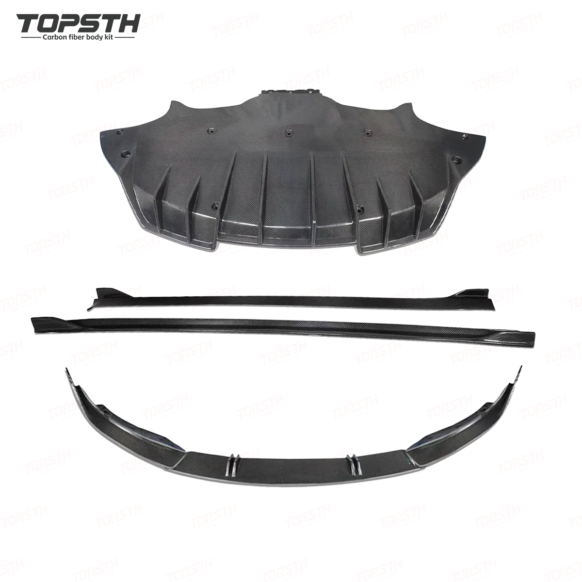 Tesla Model 3 2019-2023 Full FM Style Dry Carbon Fiber Body Kit