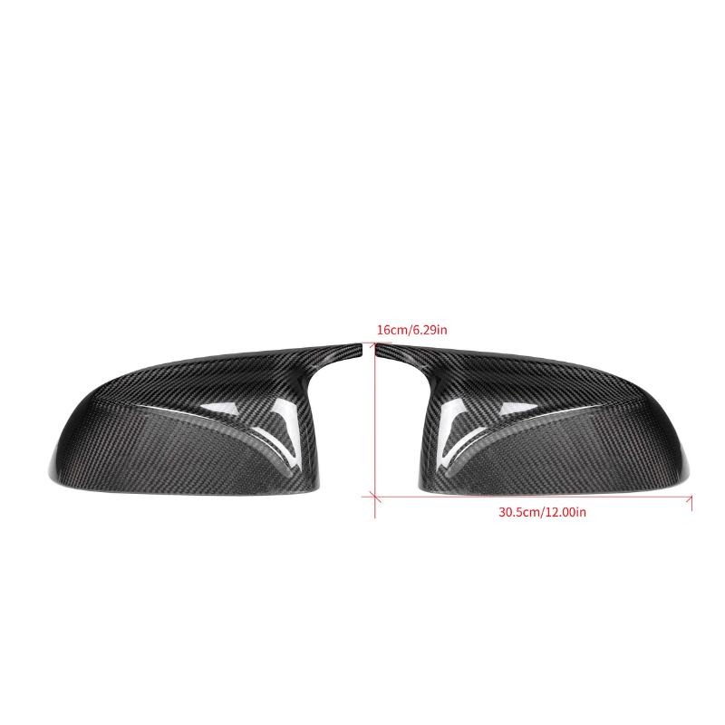 BMW G01, G02, G05, G06, G07, G08 Pre-Pregged Carbon Fiber Mirror Caps