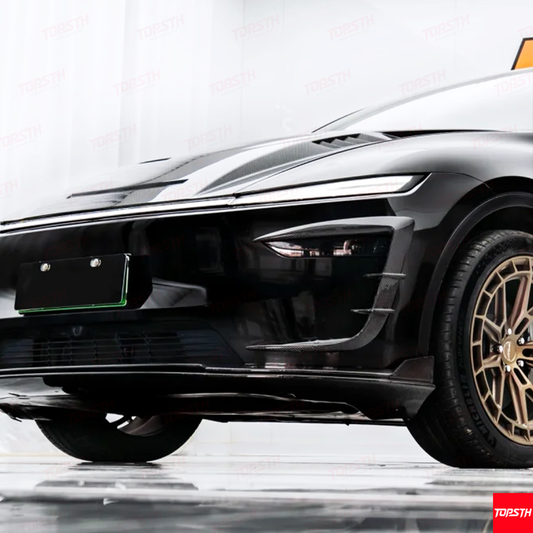 CMST Design Carbon Fiber Bumper Splitters for Tesla Model Y Juniper 2025+