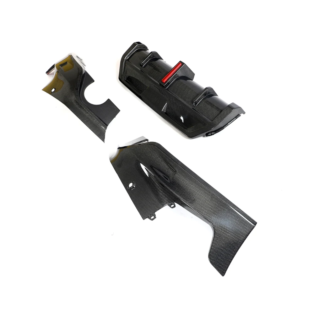 BMW G42 Carbon Fiber Rear Diffuser with Brake Light