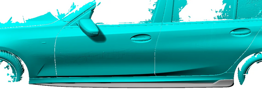 BMW G20 Pre-Pregged Carbon Fiber TOPSTH Designs Side Skirts