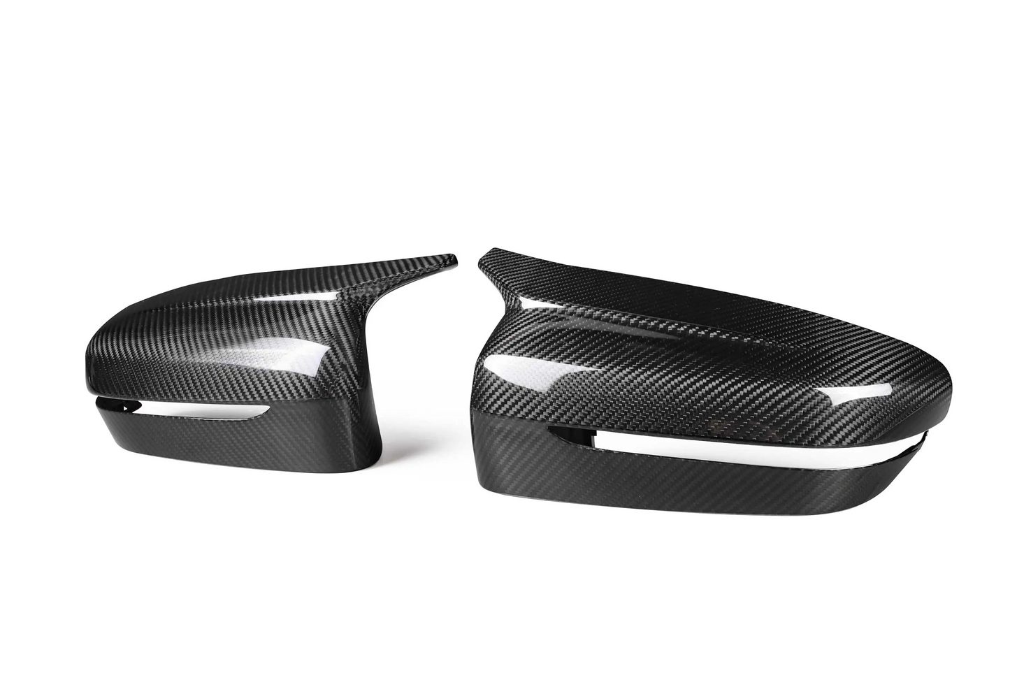 BMW G42 & G20 & G22 & G30 & G11 & G14 Pre-Preg Carbon Fiber Mirror Caps - Original M Style