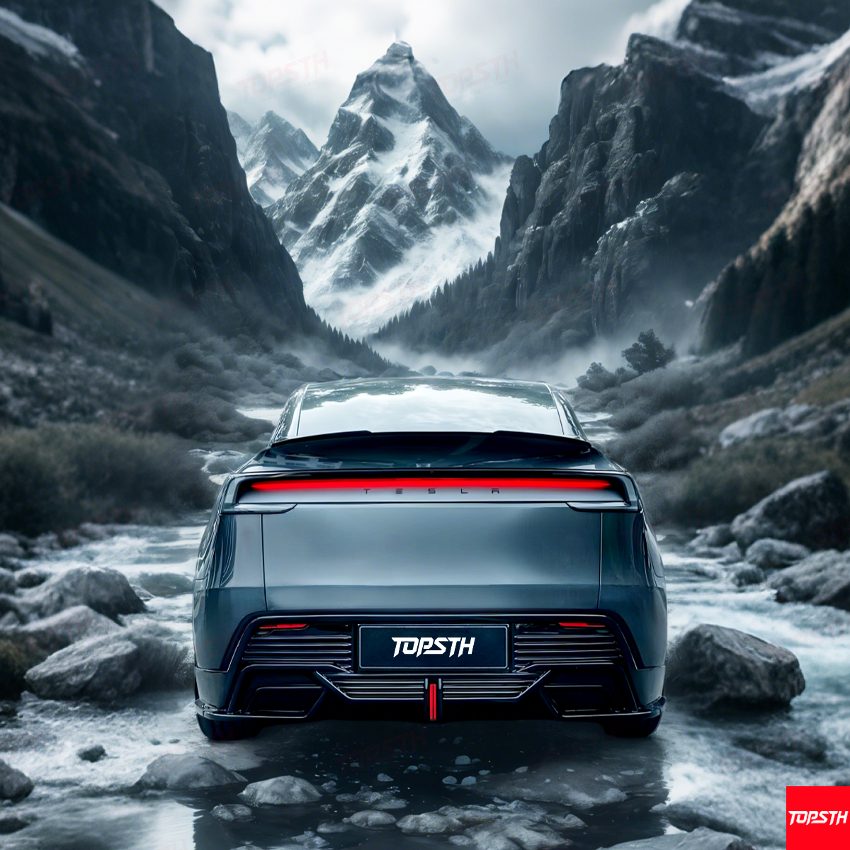 Tesla Model Y Juniper (2025+) ABS Body Kit - Front Lip, Side Skirts, Rear Diffuser for Sporty Style & Performance