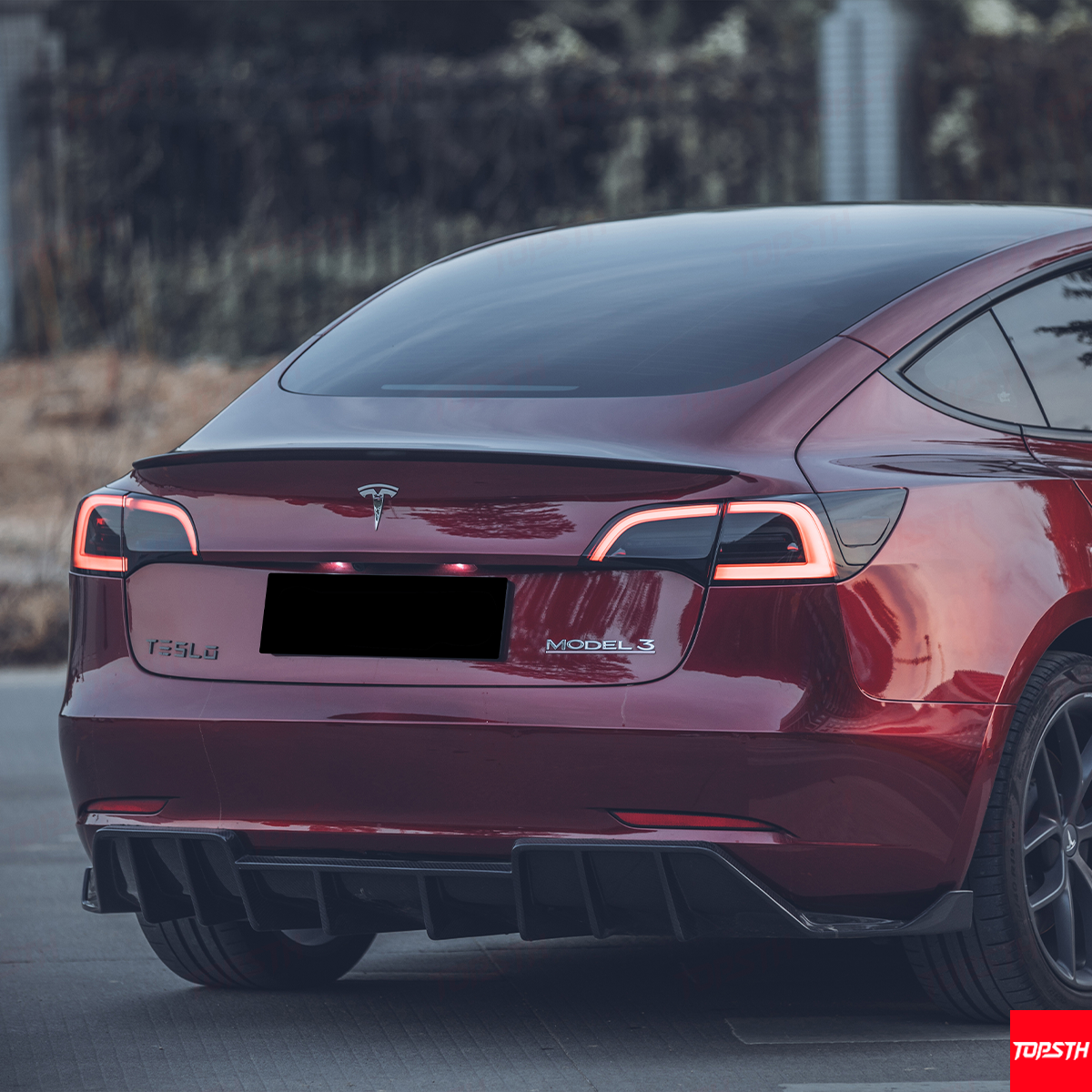 FM Style Dry Carbon Fiber Body Kit Tesla Model 3 2019-2023