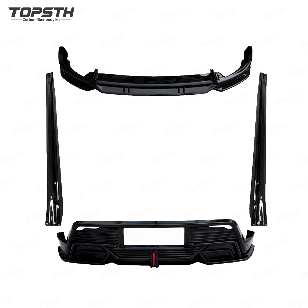 Tesla Model Y Juniper (2025+) ABS Body Kit - Front Lip, Side Skirts, Rear Diffuser for Sporty Style & Performance