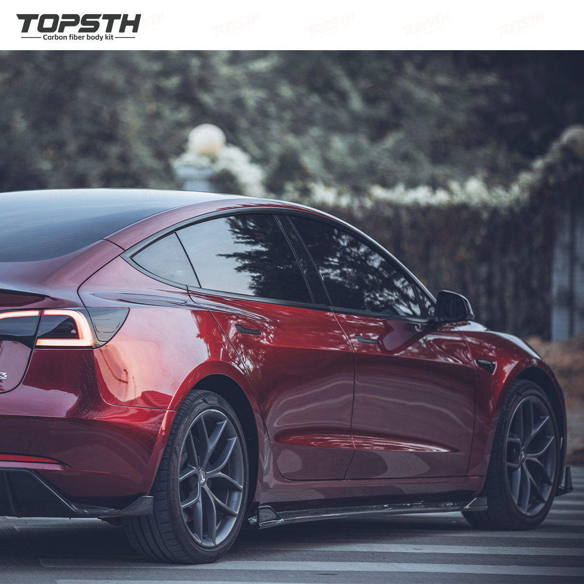 Tesla Model 3 2019-2023 Full FM Style Dry Carbon Fiber Body Kit