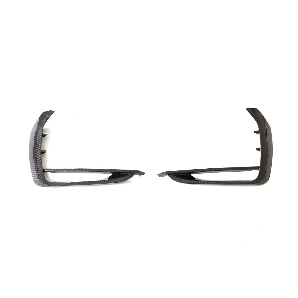 Audi Carbon Fiber ABT Style Front Air Vent Covers for 4M RSQ8