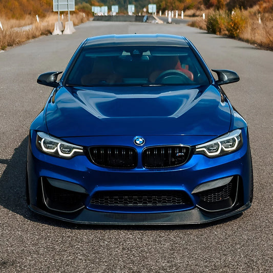 BMW F80 M3 F82 M4 Carbon Fiber Large GTS Style Front Splitter
