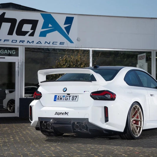 BMW Pre-Pregged Carbon Fiber Alpha-N Style Rear Spoiler for G87 M2 / G42 2 Series Google Ads 3