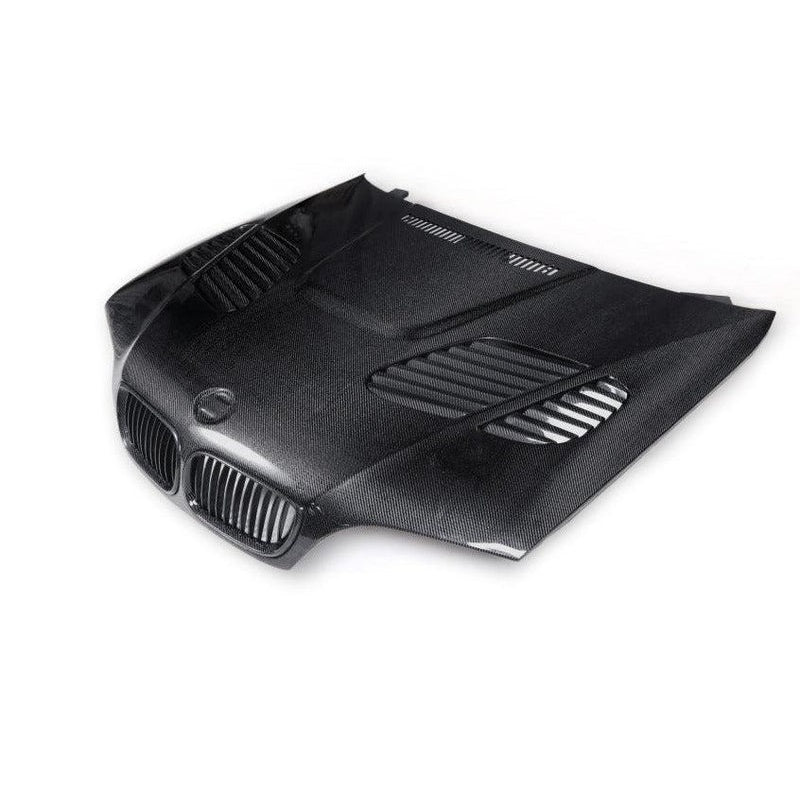 BMW Carbon Fiber GTR Style Hood for E46 Coupe & Sedan (2002-2005)