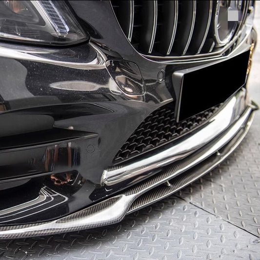 Mercedes W205 C63 Carbon Fiber Front Splitter - Brabus Style