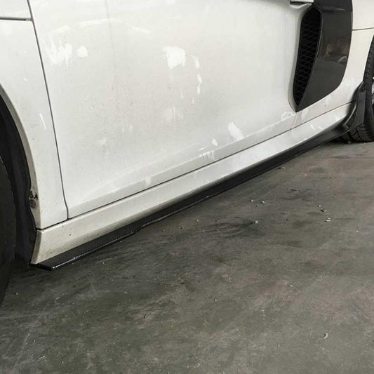 Audi Carbon Fiber ML Style Side Skirts for R8 Gen 1