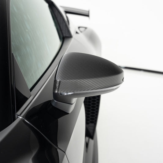 Audi Pre-Pregged Carbon Fiber Mirror Caps for R8 Gen 2 FL