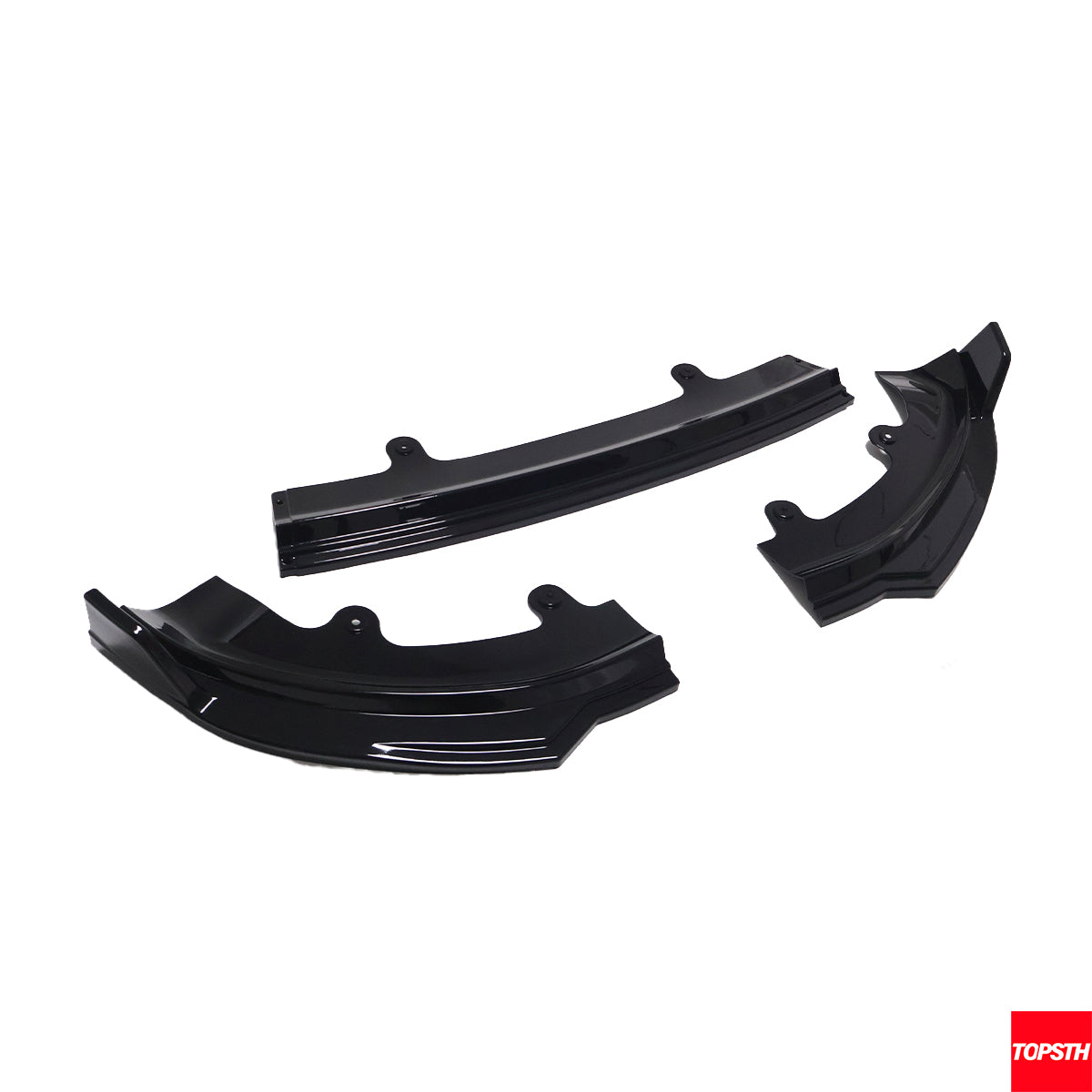 Tesla Model Y Juniper 2025 ABS 3 Piece Front Lip For Enhanced Style Tesla Model Y Juniper 2025 ABS 3 Piece Front Lip For Enhanced Style