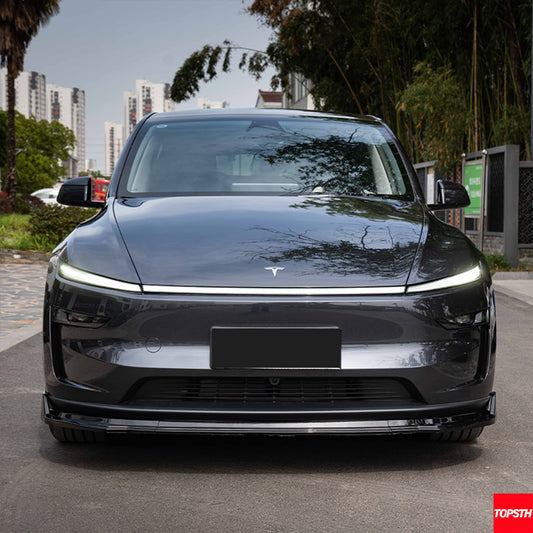 Tesla Model Y Juniper (2025+) ABS 3-Piece Front Lip for Enhanced Style & Aerodynamic Performance