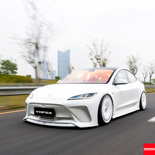 Tesla Model 3 (2024+) Yofer PP Injection-Molded Replacement Front Bumper for Custom Style & Perfect Fit