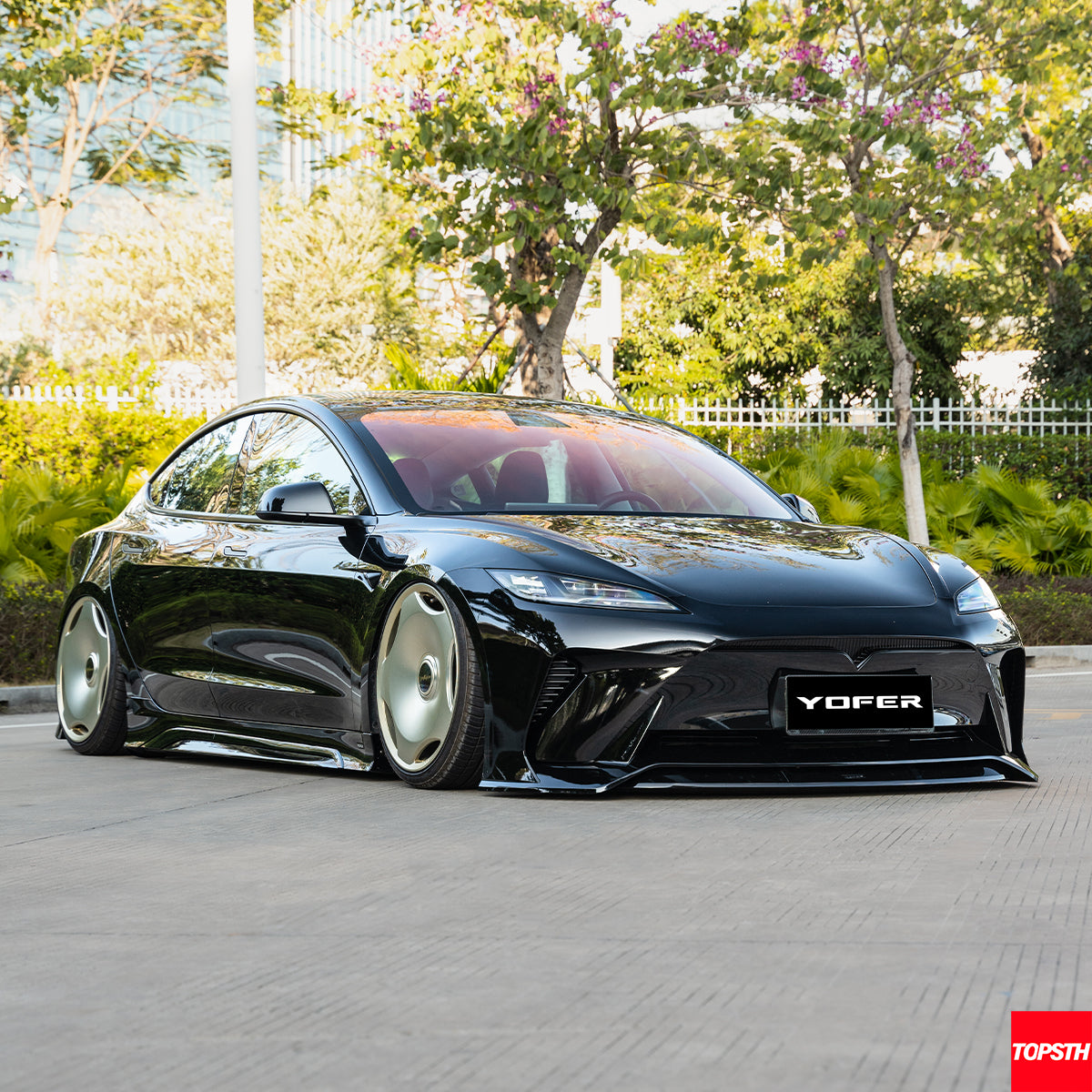 Tesla Model 3 (2024+) Yofer PP Injection-Molded Replacement Front Bumper for Custom Style & Perfect Fit
