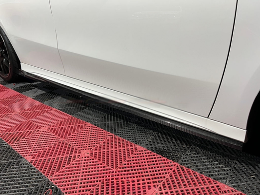 Mercedes W177 Carbon Fiber Side Skirts - TOPSTH Designs