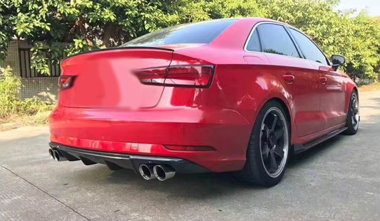 Audi 8V A3 Standard Carbon Fiber Rear Diffuser