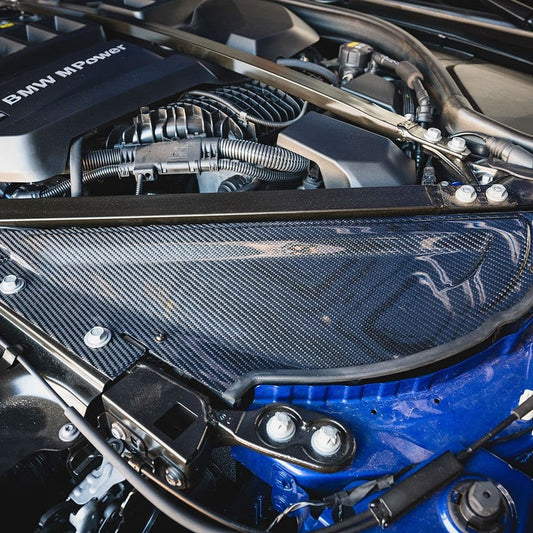 Tapas de admisión de aire de fibra de carbono preimpregnadas para BMW G87 M2, G80 M3 y G82 M4