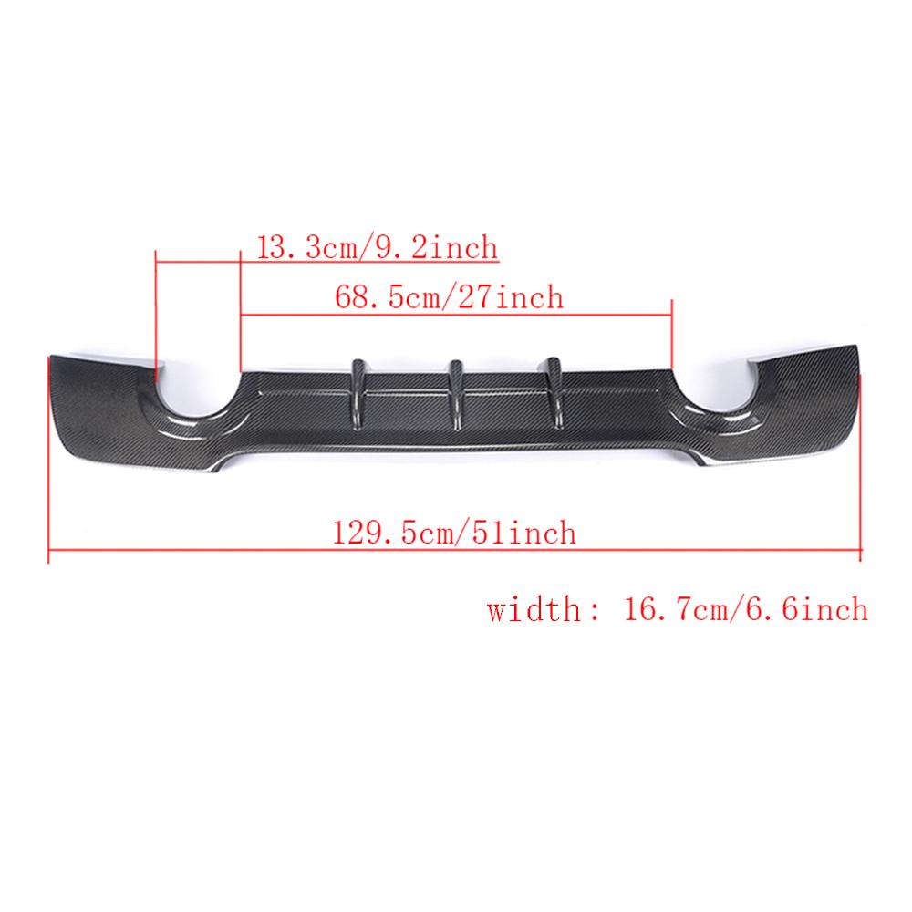BMW Carbon Fiber Topsth Designs V2 Rear Diffuser for E92 Coupe (2008-2013)