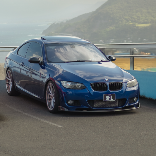 BMW Carbon Fiber Topsth Designs Front Splitter for E92 Pre-LCI