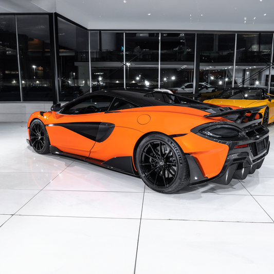 McLaren Pre-Pregged Carbon Fiber 600LT Style Side Skirts