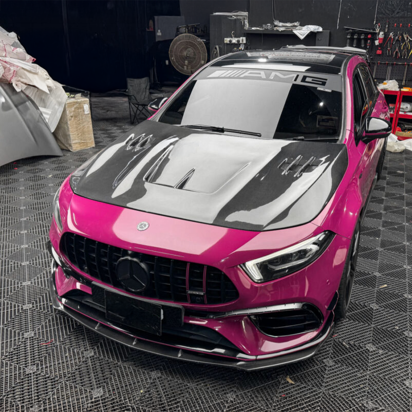 Mercedes W177 Carbon Fiber LY Style Hood