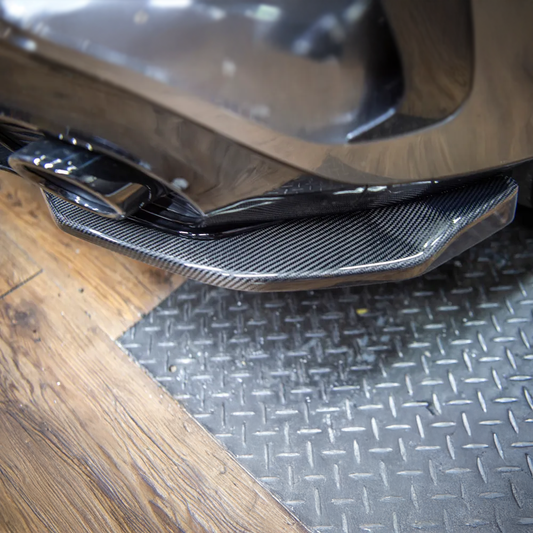 Mercedes W177 A35 & A45S Carbon Fiber Rear Diffuser Spats - Maxton Style