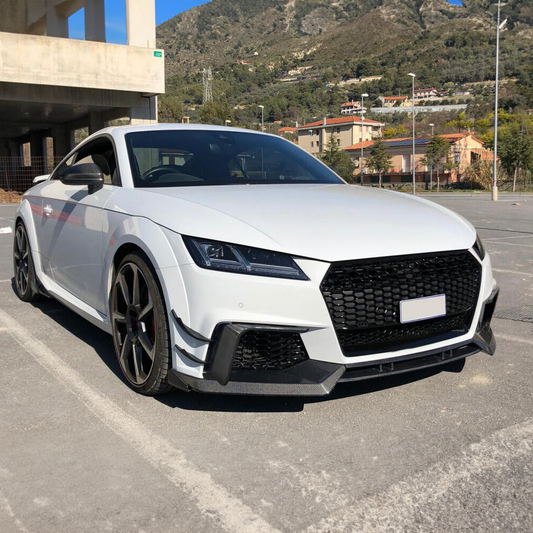Audi MK3 TTRS PFL Carbon Fiber Front Splitter - ABT Style