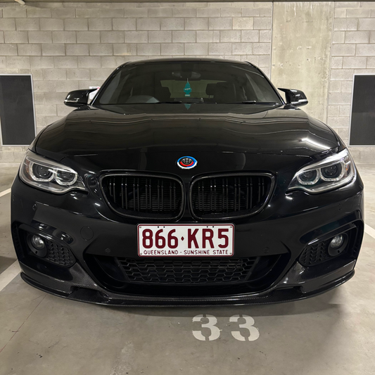 BMW Carbon Fiber Topsth Designs Front Splitter for F22 (2014-2021)