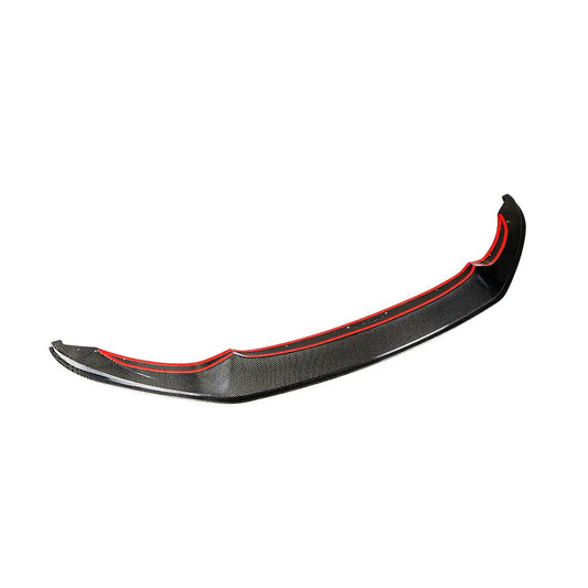 Divisor delantero grande estilo GTS de fibra de carbono para BMW F80 M3 F82 M4