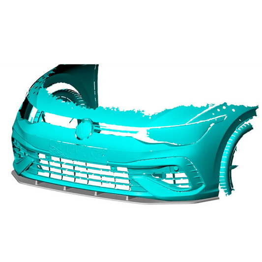 Volkswagen Carbon Fiber EEA Designs Front Splitter for Golf MK8R (2020-2024)