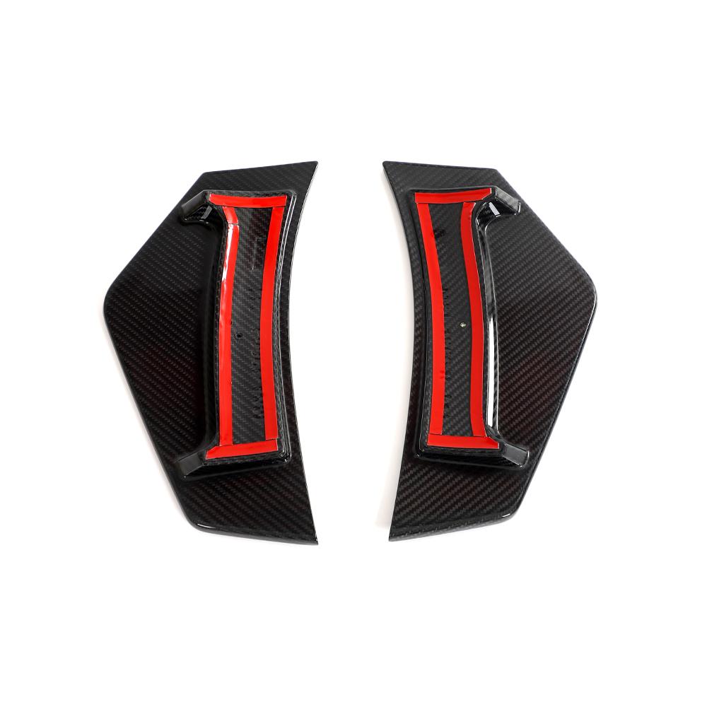 Audi Pre-Pregged Carbon Fiber Performance Style Rear Upper Bumper Spats for R8 Gen 2 FL