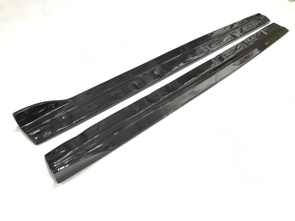 Audi 8V A3 Sedan Standard FL Carbon Fiber Side Skirts