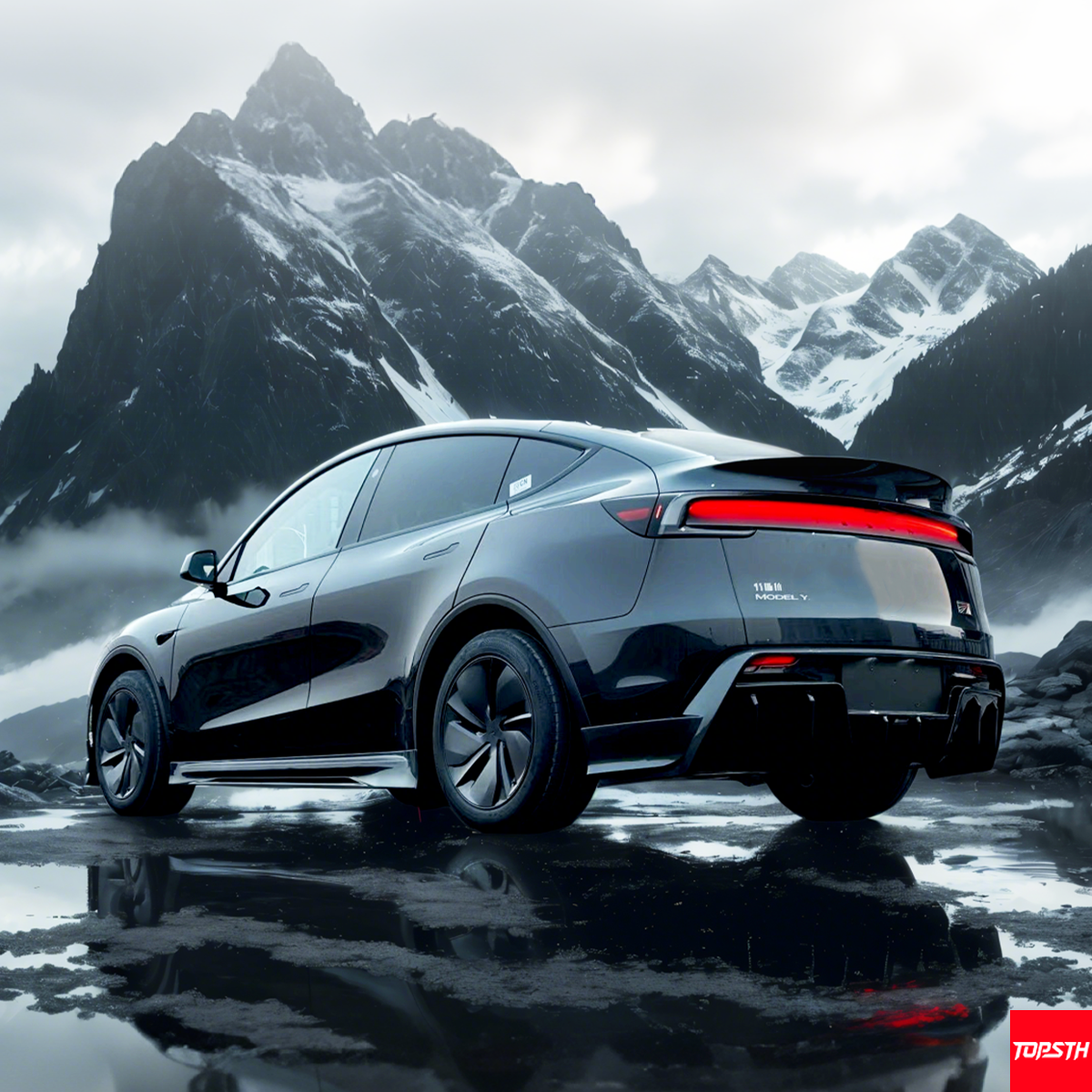 Tesla Model Y Juniper (2025+) TOPSTH Design ABS Body Kit - Front Lip, Side Skirts, Rear Diffuser for Enhanced Style