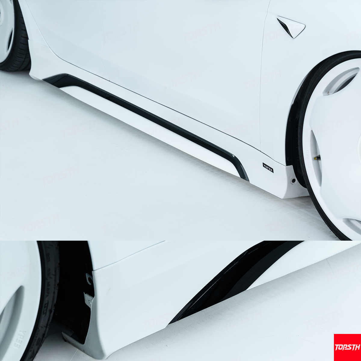 Tesla Model 3 (2024+) Yofer Full PP Body Kit – Sport Front Bumper, Lip, Side Skirts & Rear Diffuser