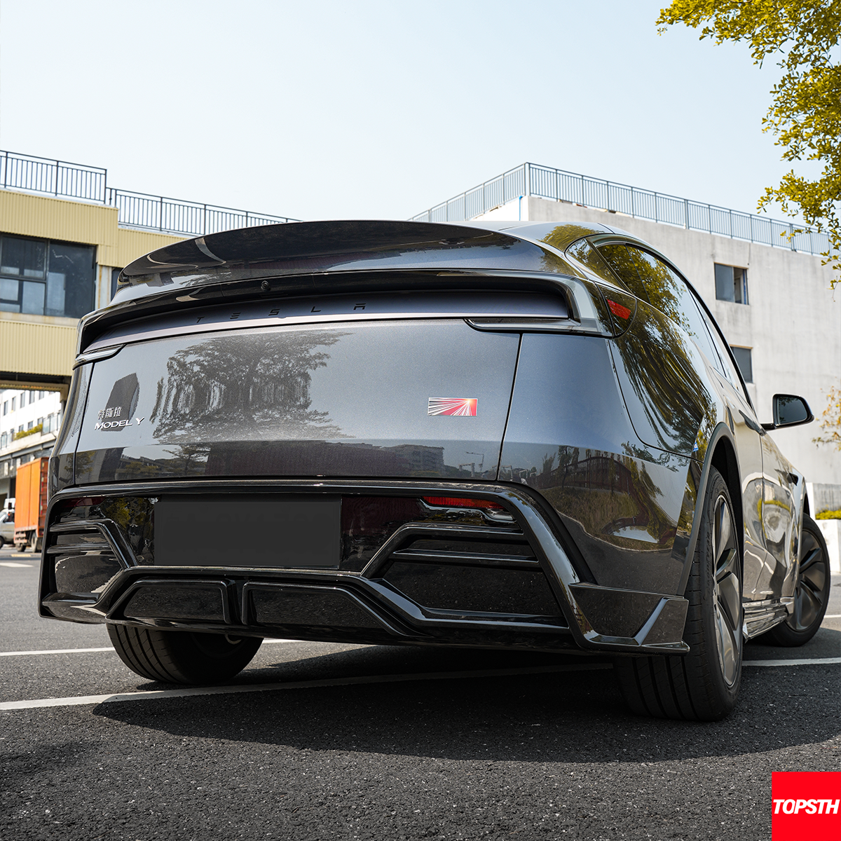Tesla Model Y Juniper (2025+) TOPSTH Design ABS Body Kit - Front Lip, Side Skirts, Rear Diffuser in Multiple Finishes