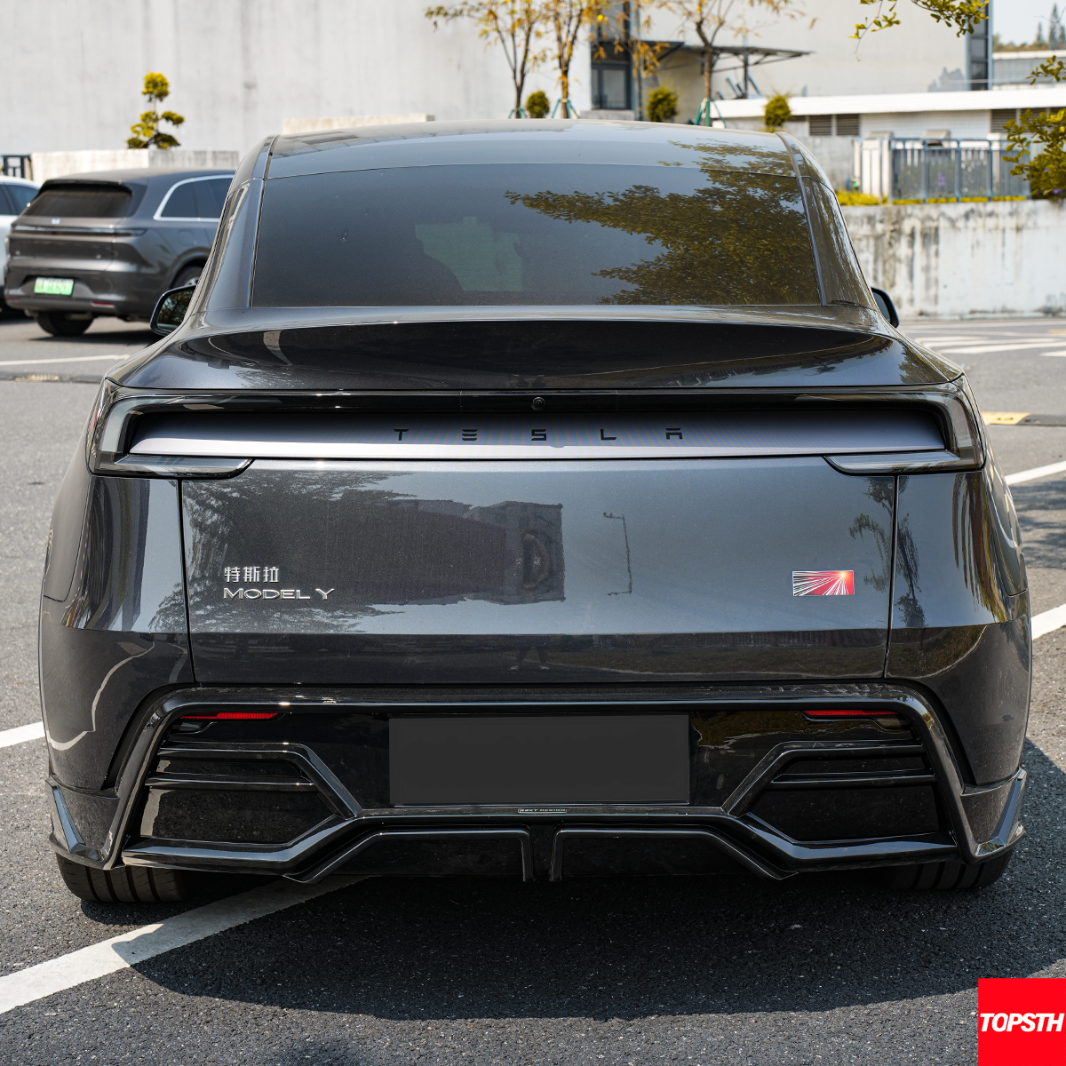 Tesla Model Y Juniper (2025+) TOPSTH Design ABS Body Kit - Front Lip, Side Skirts, Rear Diffuser in Multiple Finishes
