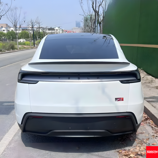 Tesla Model Y Juniper (2025+) Dry Carbon Fiber P-Style Rear Wing Spoiler
