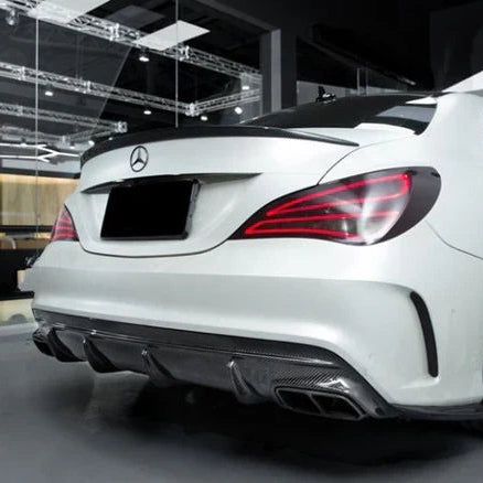 Mercedes W117 CLA45 AMG Style Carbon Fiber Rear Diffuser