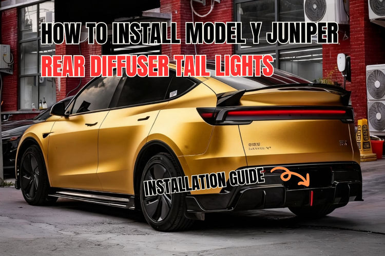 Model Y Juniper Rear Diffuser Tail Lights Installation Guide | Step-by ...