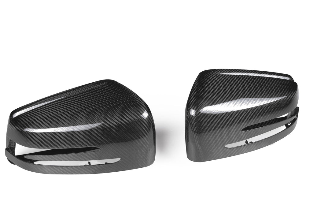 Mercedes Pre-Preg Carbon Fiber Mirror Caps (W176, W117, W204, X156, W218, W212, W221)