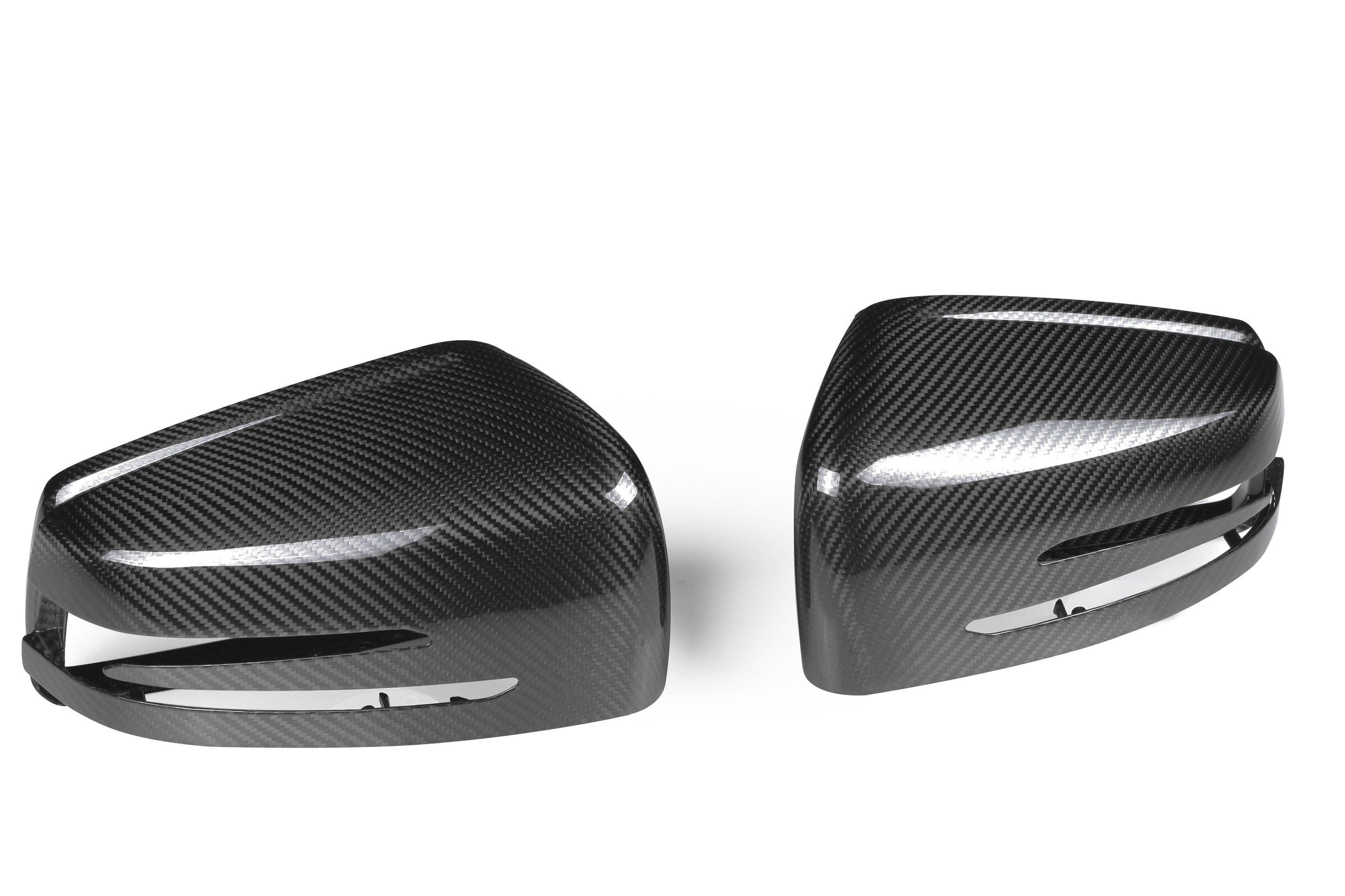 Mercedes Pre-Preg Carbon Fiber Mirror Caps (W176, W117, W204, X156, W218, W212, W221)