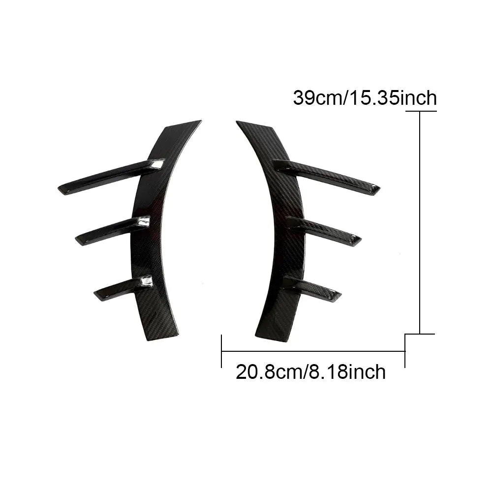 BMW Pre-Pregged Carbon Fiber M Performance Style Front Fender Trim for G87 M2 (2023+)