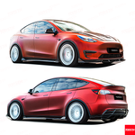 Dry Carbon Fiber Body Kit for Tesla Model Y 2021-2024 Full Exterior Upgrade Kit