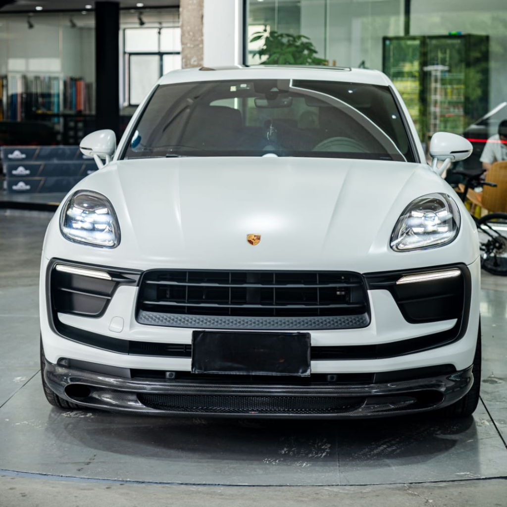 Porsche Macan 2022-2023 Carbonfaser-Frontsplitter 