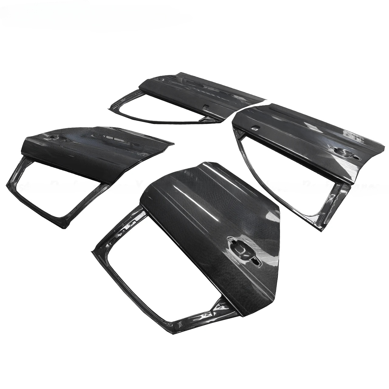 Audi Carbon Fiber Side Doors for 8V Sedan (2014-2020)